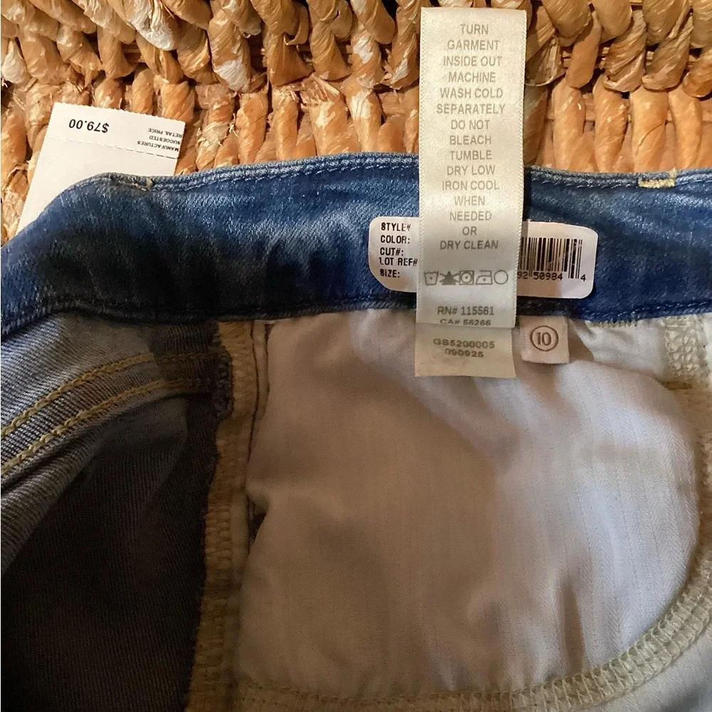 NWT JEN 7 by 7 for All mankind Shorts. Sz 10 - Picture 6 of 9